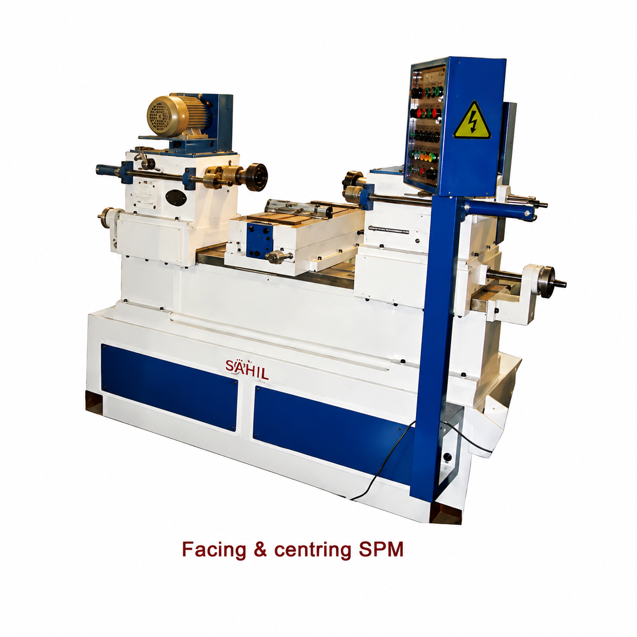 Facing and centering special purpose machine